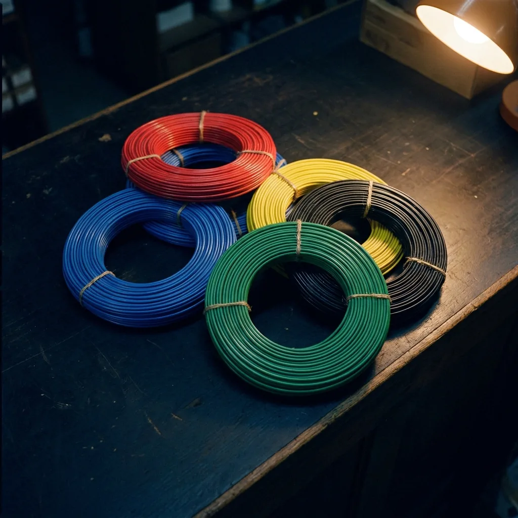 Coils of branded FR and FRLS-H house wires